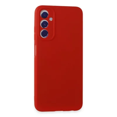 BUĞZ Samsung Galaxy A05s Kılıf First Silikon - Kırmızı