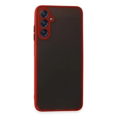 BUĞZ Samsung Galaxy A05s Kılıf Montreal Silikon Kapak - Kırmızı