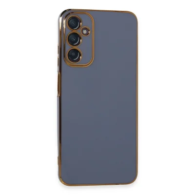 BUĞZ Samsung Galaxy A05s Kılıf Volet Silikon - Mavi