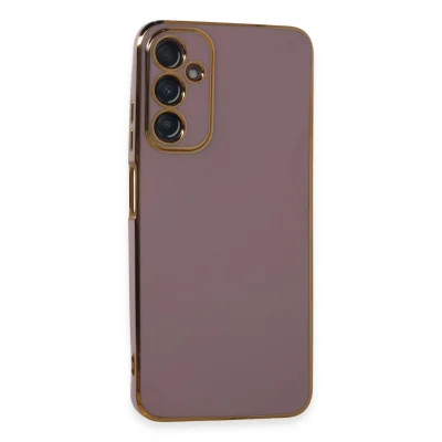 BUĞZ Samsung Galaxy A05s Kılıf Volet Silikon - Mor