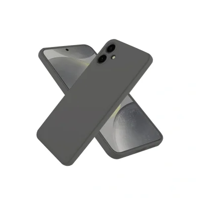 BUĞZ Samsung Galaxy A06 Kılıf First Silikon - Gri