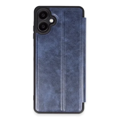 BUĞZ Samsung Galaxy A06 Kılıf Flip Cover - Lacivert
