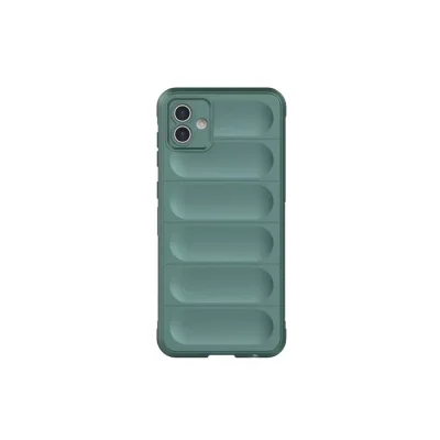 BUĞZ Samsung Galaxy A06 Kılıf Optimum Silikon - Koyu Yeşil