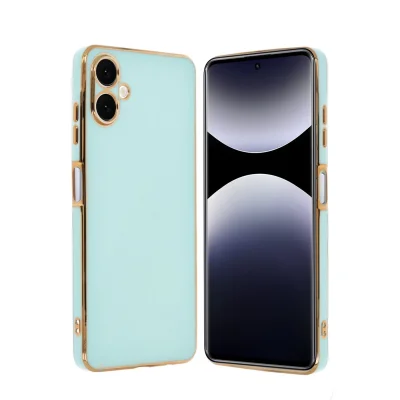 BUĞZ Samsung Galaxy A06 Kılıf Volet Silikon - Açık Yeşil