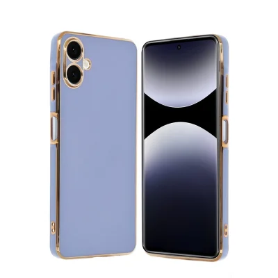 BUĞZ Samsung Galaxy A06 Kılıf Volet Silikon - Mavi