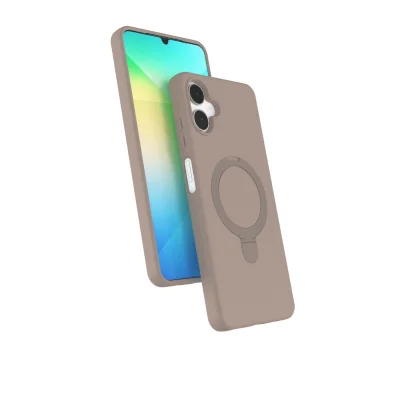 BUĞZ Samsung Galaxy A06 Regal Magsafe Standlı Kapak - Çöl Titanyum
