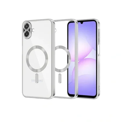 BUĞZ Samsung Galaxy A07 4g Kross Magneticsafe Kapak - Gümüş