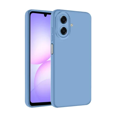 BUĞZ Samsung Galaxy A07 4g Nano İçi Kadife Silikon - Mavi