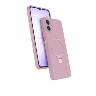 BUĞZ Samsung Galaxy A07 4g Regal Magsafe Standlı Kapak - Açık Pembe