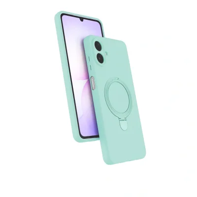 BUĞZ Samsung Galaxy A07 4g Regal Magsafe Standlı Kapak - Su Yeşili