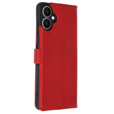 BUĞZ Samsung Galaxy A07 4g Trend S Plus Kapaklı Kılıf - Kırmızı