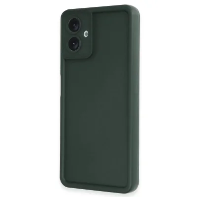 BUĞZ Samsung Galaxy A07 4g Viera Silikon - Koyu Yeşil