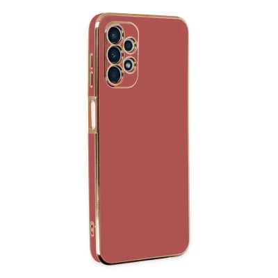 BUĞZ Samsung Galaxy A13 4g Kılıf Volet Silikon - Kırmızı