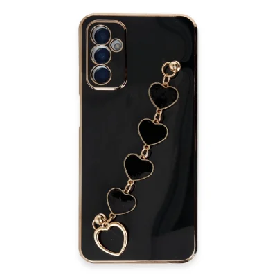 BUĞZ Samsung Galaxy A14 4g Kılıf Esila Silikon - Siyah