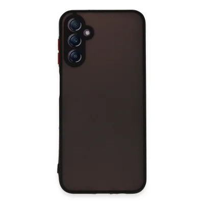 BUĞZ Samsung Galaxy A14 4g Kılıf Montreal Silikon Kapak - Siyah