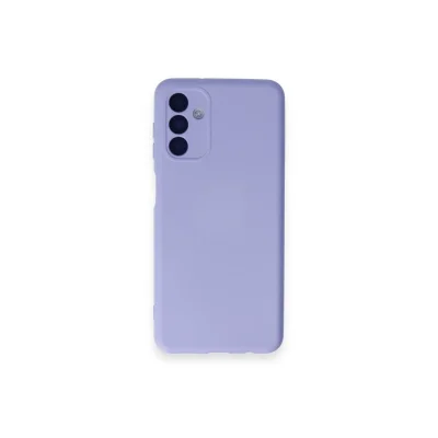 BUĞZ Samsung Galaxy A14 4g Kılıf Nano İçi Kadife Silikon - Lila