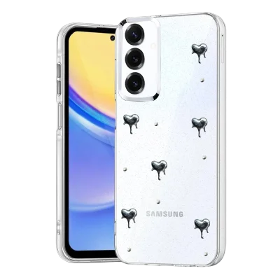 BUĞZ Samsung Galaxy A15 4g Fiyonk Desenli Kapak - Desen 1