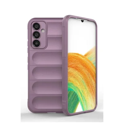 BUĞZ Samsung Galaxy A15 4g Kılıf Optimum Silikon - Mor