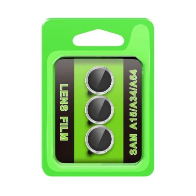 BUĞZ Samsung Galaxy A15 4g Raze Metal Kamera Lens - Gümüş