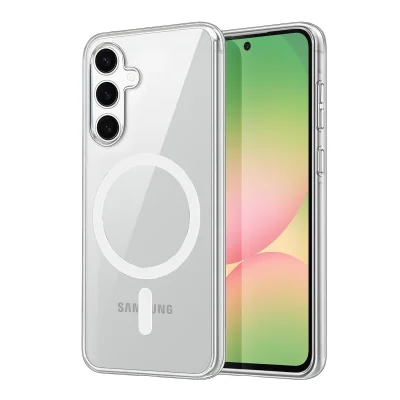 BUĞZ Samsung Galaxy A16 5g Combo Sert Şeffaf Magsafe Kapak - Şeffaf