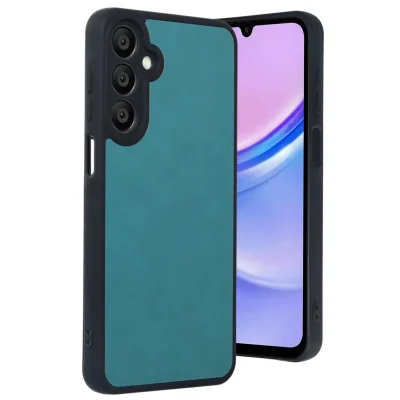 BUĞZ Samsung Galaxy A16 5g Kılıf Aras Deri Kapak - Açık Yeşil