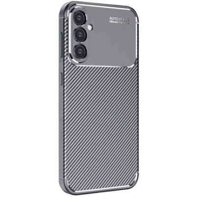 BUĞZ Samsung Galaxy A16 5g Kılıf Auto Focus Karbon Kapak - Gri