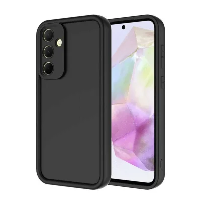 BUĞZ Samsung Galaxy A16 5g Kılıf Viera Silikon - Siyah