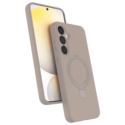 BUĞZ Samsung Galaxy A16 5g Regal Magsafe Standlı Kapak - Çöl Titanyum