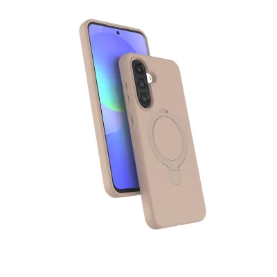 BUĞZ Samsung Galaxy A17 5g Regal Magsafe Standlı Kapak - Çöl Titanyum