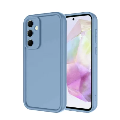 BUĞZ Samsung Galaxy A17 5g Viera Silikon - Mavi