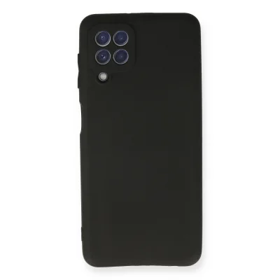 BUĞZ Samsung Galaxy A22 Kılıf First Silikon - Siyah