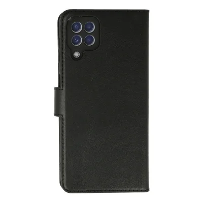 BUĞZ Samsung Galaxy A22 Kılıf Trend S Plus Kapaklı Kılıf - Siyah