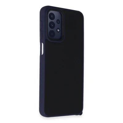 BUĞZ Samsung Galaxy A23 4g Kılıf Elegant Kapak - Lacivert