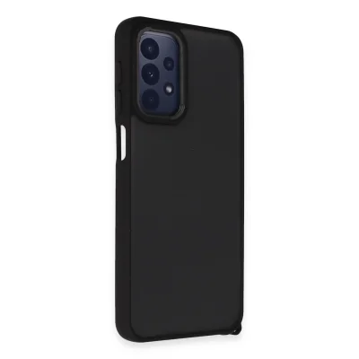 BUĞZ Samsung Galaxy A23 4g Kılıf Elegant Kapak - Siyah