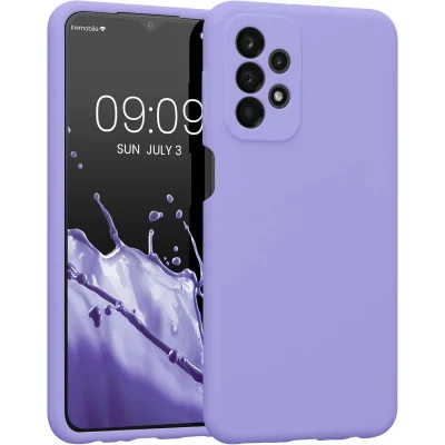 BUĞZ Samsung Galaxy A23 4g Kılıf First Silikon - Lila