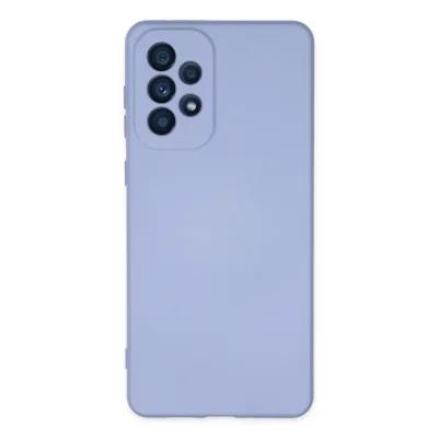 BUĞZ Samsung Galaxy A23 4g Kılıf Nano İçi Kadife Silikon - Lila