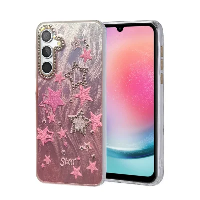 BUĞZ Samsung Galaxy A24 4g Kılıf Blade Aynalı Desenli Kapak - Desen 7