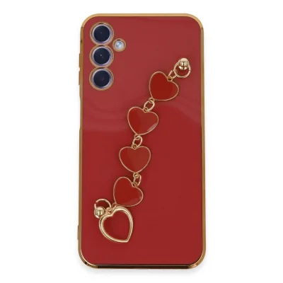 BUĞZ Samsung Galaxy A24 4g Kılıf Esila Silikon - Kırmızı