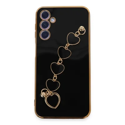 BUĞZ Samsung Galaxy A24 4g Kılıf Esila Silikon - Siyah