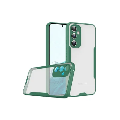 BUĞZ Samsung Galaxy A24 4g Kılıf Platin Silikon - Yeşil