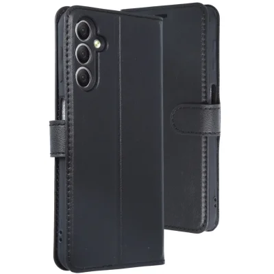 BUĞZ Samsung Galaxy A24 4g Kılıf Trend S Plus Kapaklı Kılıf - Siyah