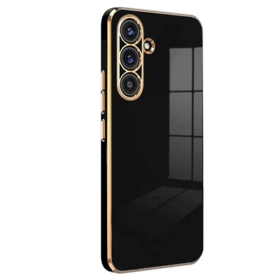 BUĞZ Samsung Galaxy A24 4g Kılıf Volet Silikon - Siyah