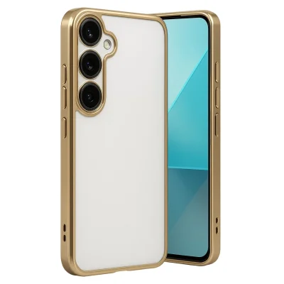 BUĞZ Samsung Galaxy A24 4g Prime Kılıf Razer Lensli Silikon - Gold