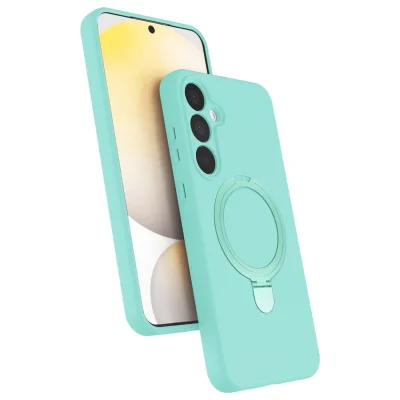 BUĞZ Samsung Galaxy A25 5g Regal Magsafe Standlı Kapak - Su Yeşili
