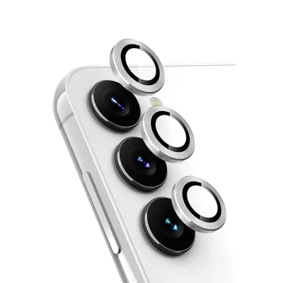 BUĞZ Samsung Galaxy A25 5g Valdez Metal Kamera Lens - Gümüş