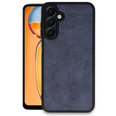 BUĞZ Samsung Galaxy A26 Kılıf Aras Deri Kapak - Lacivert