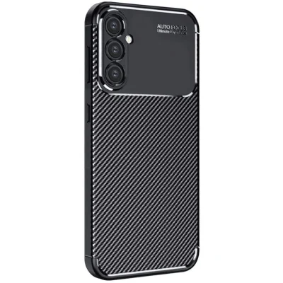 BUĞZ Samsung Galaxy A26 Kılıf Auto Focus Karbon Kapak - Siyah