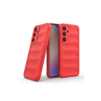 BUĞZ Samsung Galaxy A26 Kılıf Optimum Silikon - Kırmızı