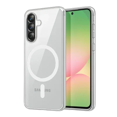 BUĞZ Samsung Galaxy A27 5g Combo Sert Şeffaf Magsafe Kapak - Şeffaf