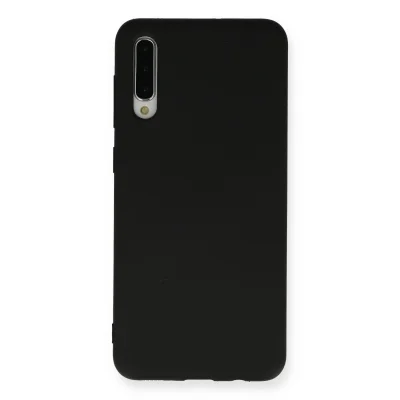 BUĞZ Samsung Galaxy A30s Kılıf Nano İçi Kadife Silikon - Siyah